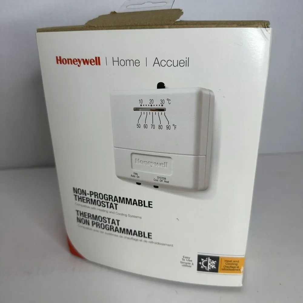 Honeywell CT31A Non-Programmable Thermostat with 1H/1C‎ Heating/Cooling